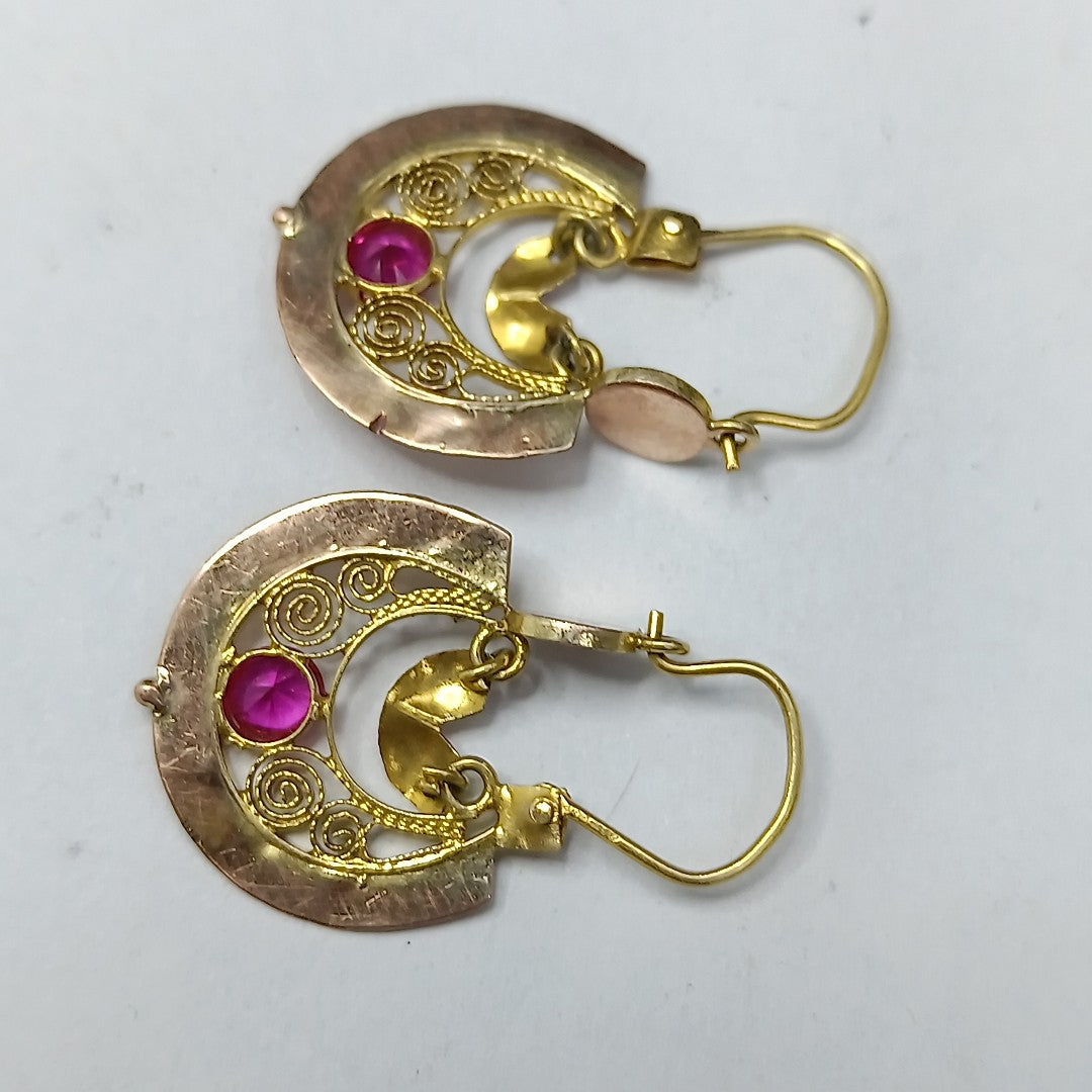 ARETES PAR ORO 8 K 2.2 GRMS (SEMINUEVO)