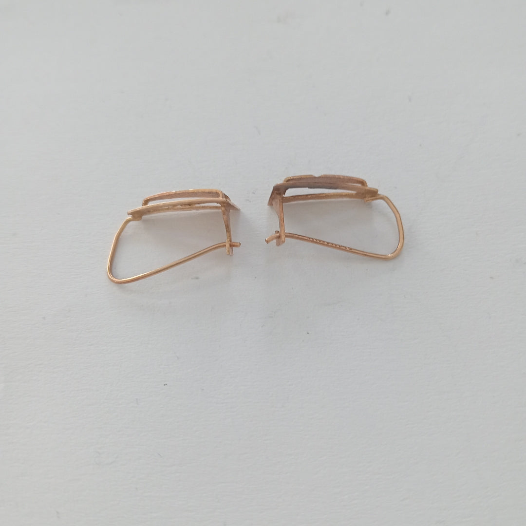 ARETES PAR ORO 8 K 1.1 GRMS (SEMINUEVO)