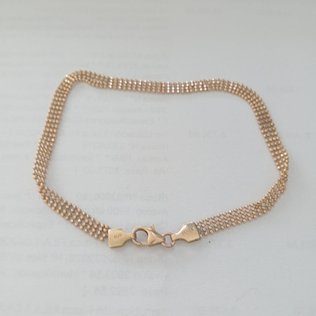 PULSERA RIGIDA ORO 10 K 2,50 GRMS (SEMINUEVO)