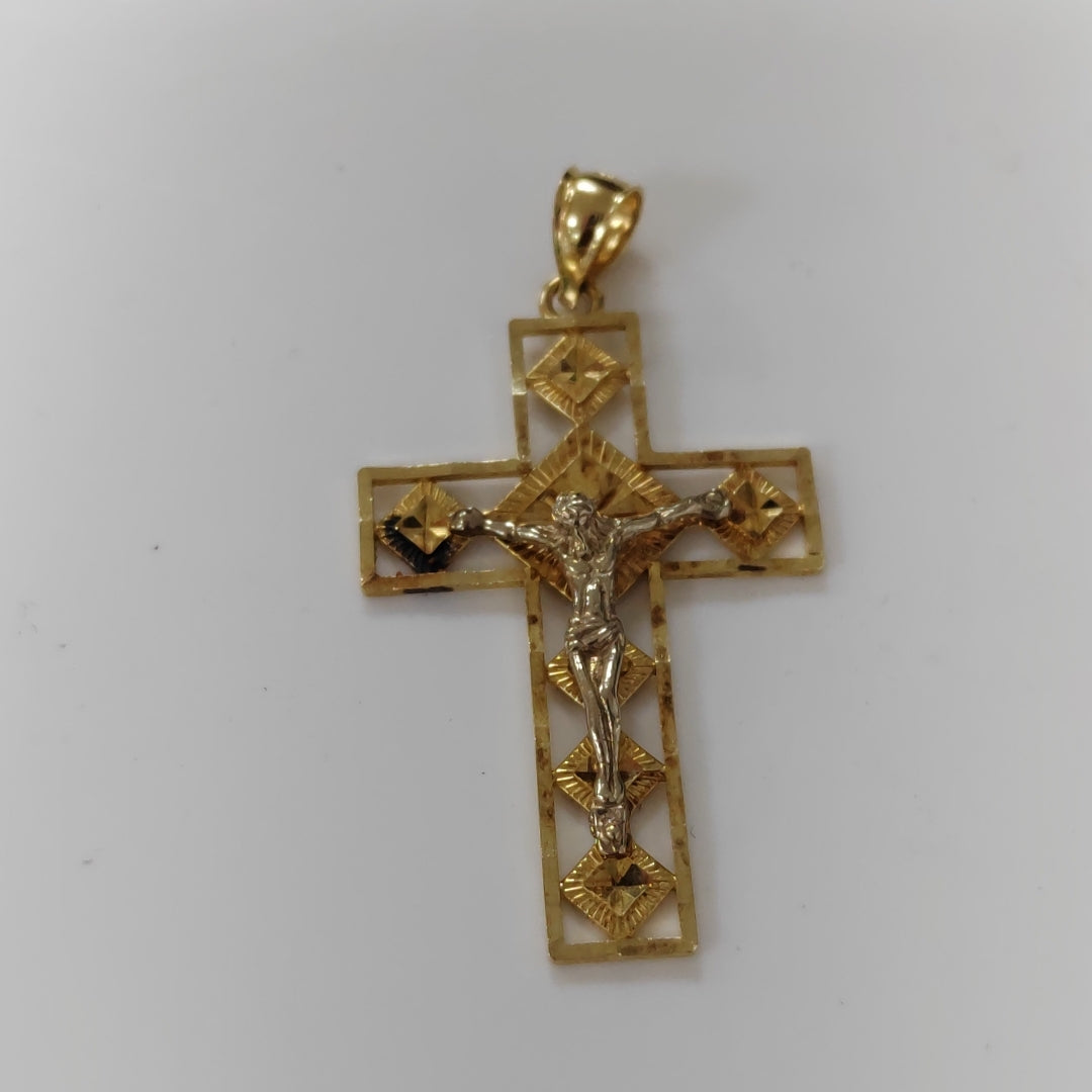 CRUZ,DIJE ORO 14 K 2,50 GRMS (SEMINUEVO)