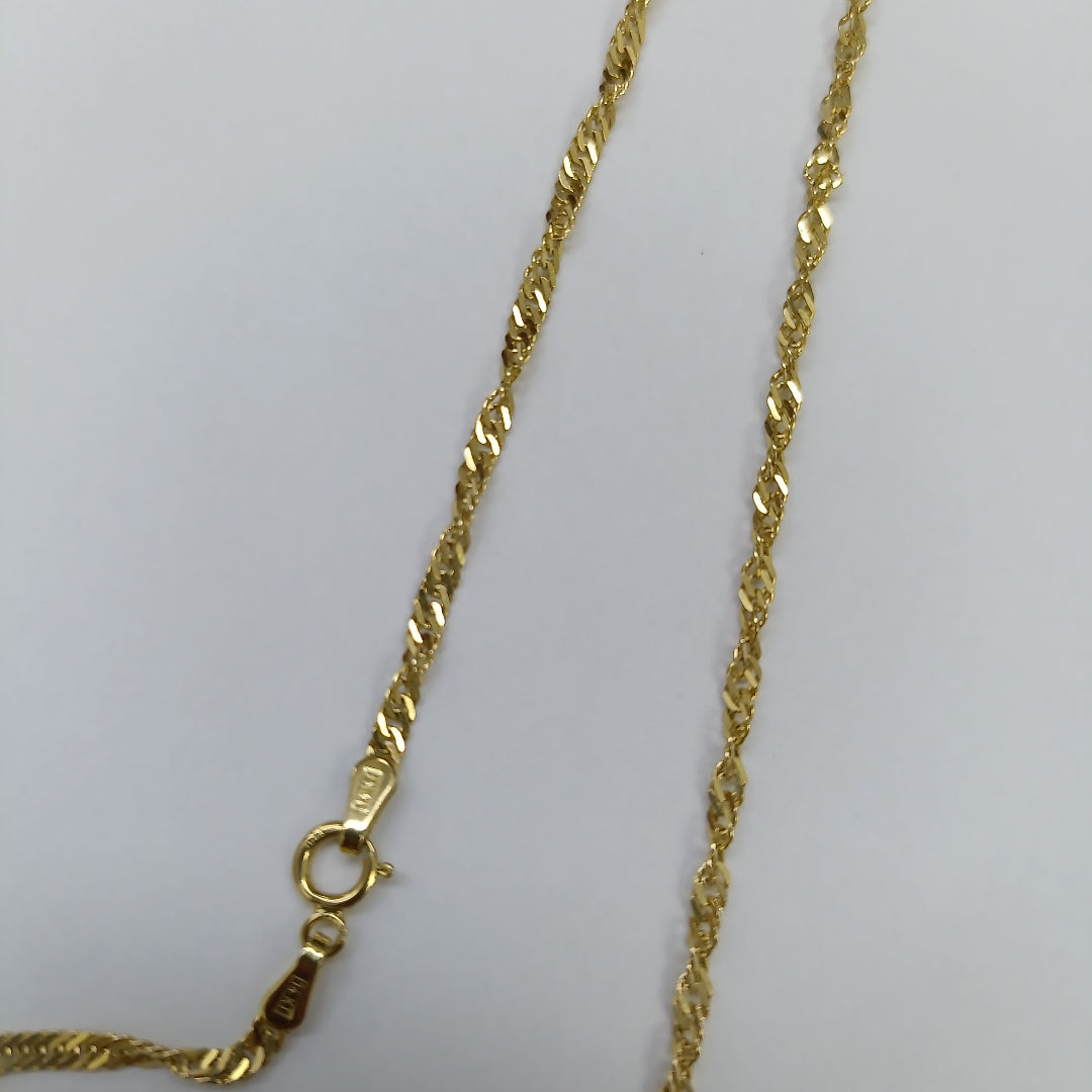 CADENA ORO 14 K 3.9 GRMS (SEMINUEVO)