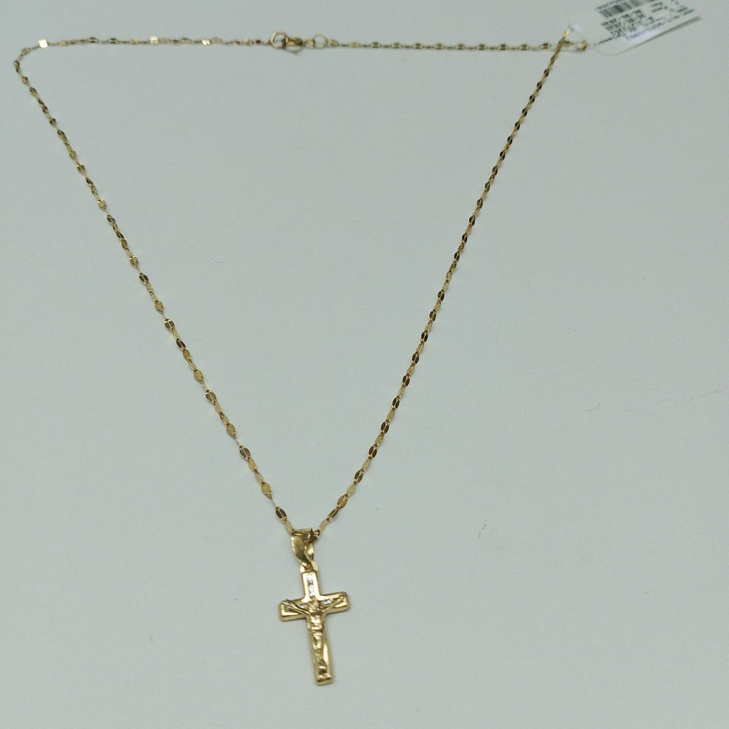 CADENA, CRUCIFIJO ORO 10 K 1 GRMS (SEMINUEVO)