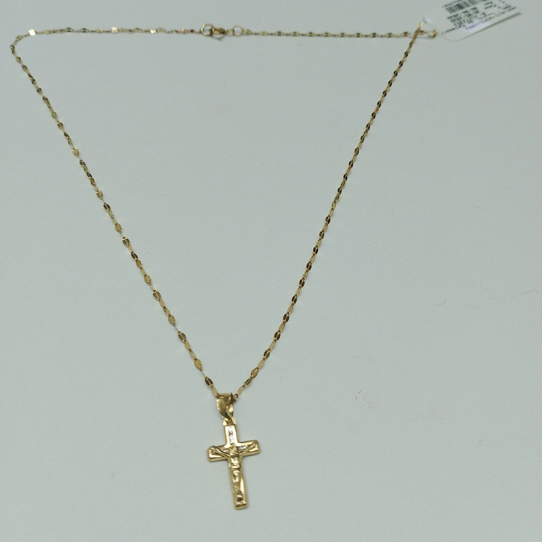 CADENA, CRUCIFIJO ORO 10 K 1 GRMS (SEMINUEVO)