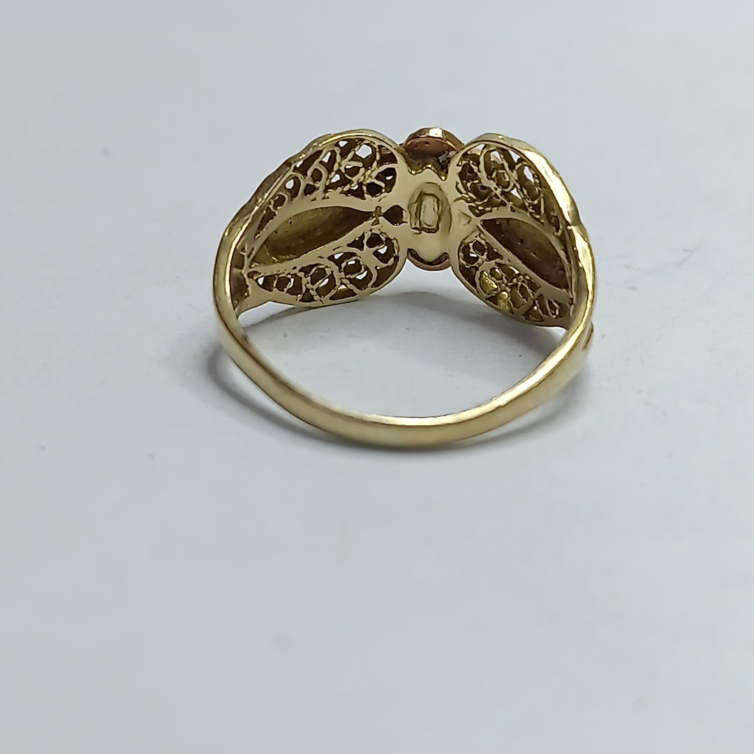 ANILLITO ORO,ORO COMBINADO 14 K 2,20 GRMS (SEMINUEVO)