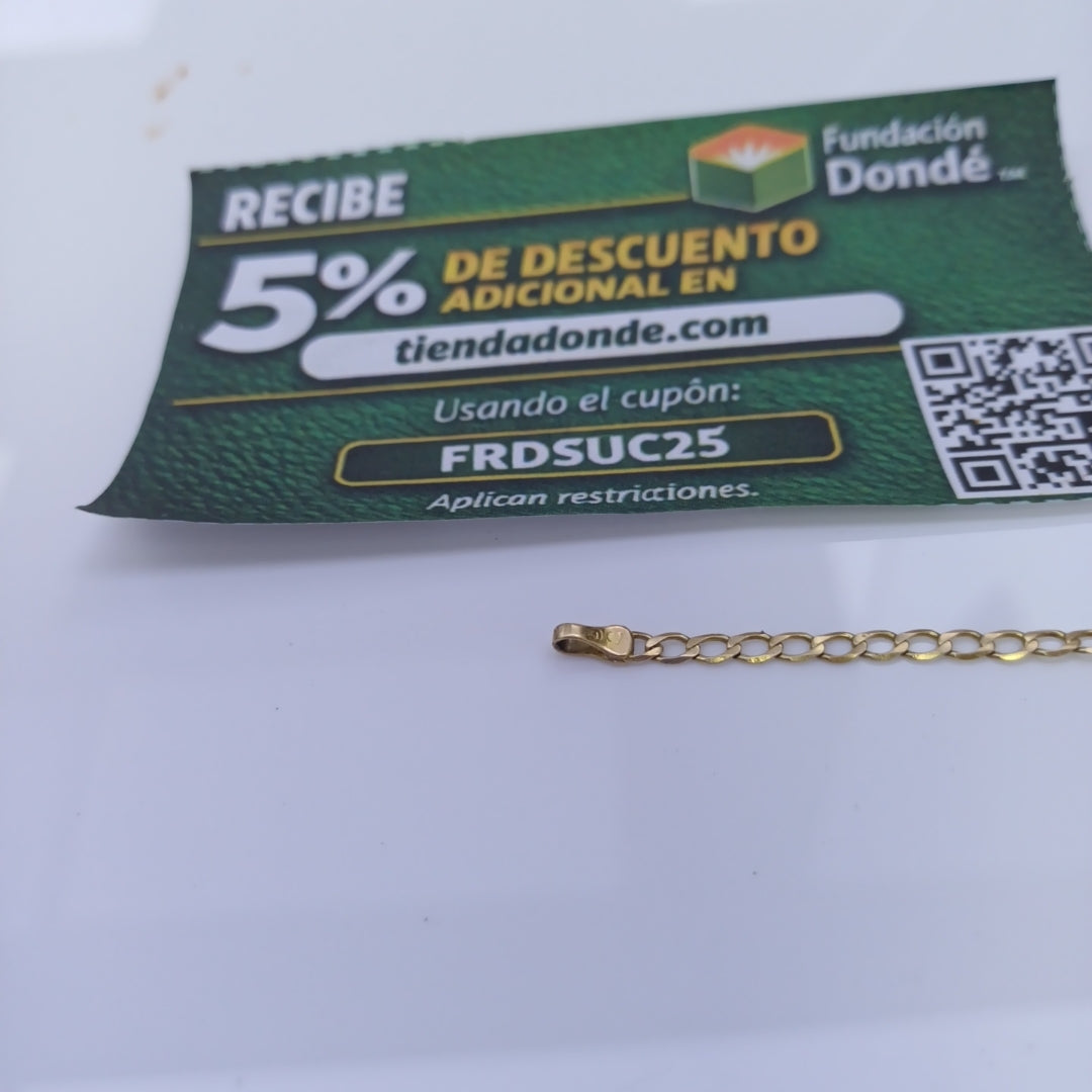 ESCLAVA ORO 14 K 2.5 GRMS (SEMINUEVO)