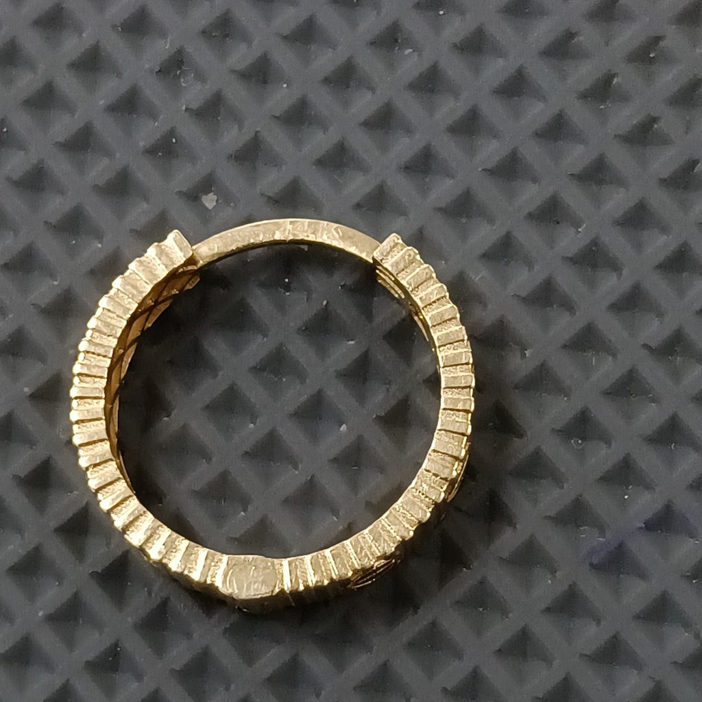 ARETES PAR ORO 14 K 3.3 GRMS (SEMINUEVO)