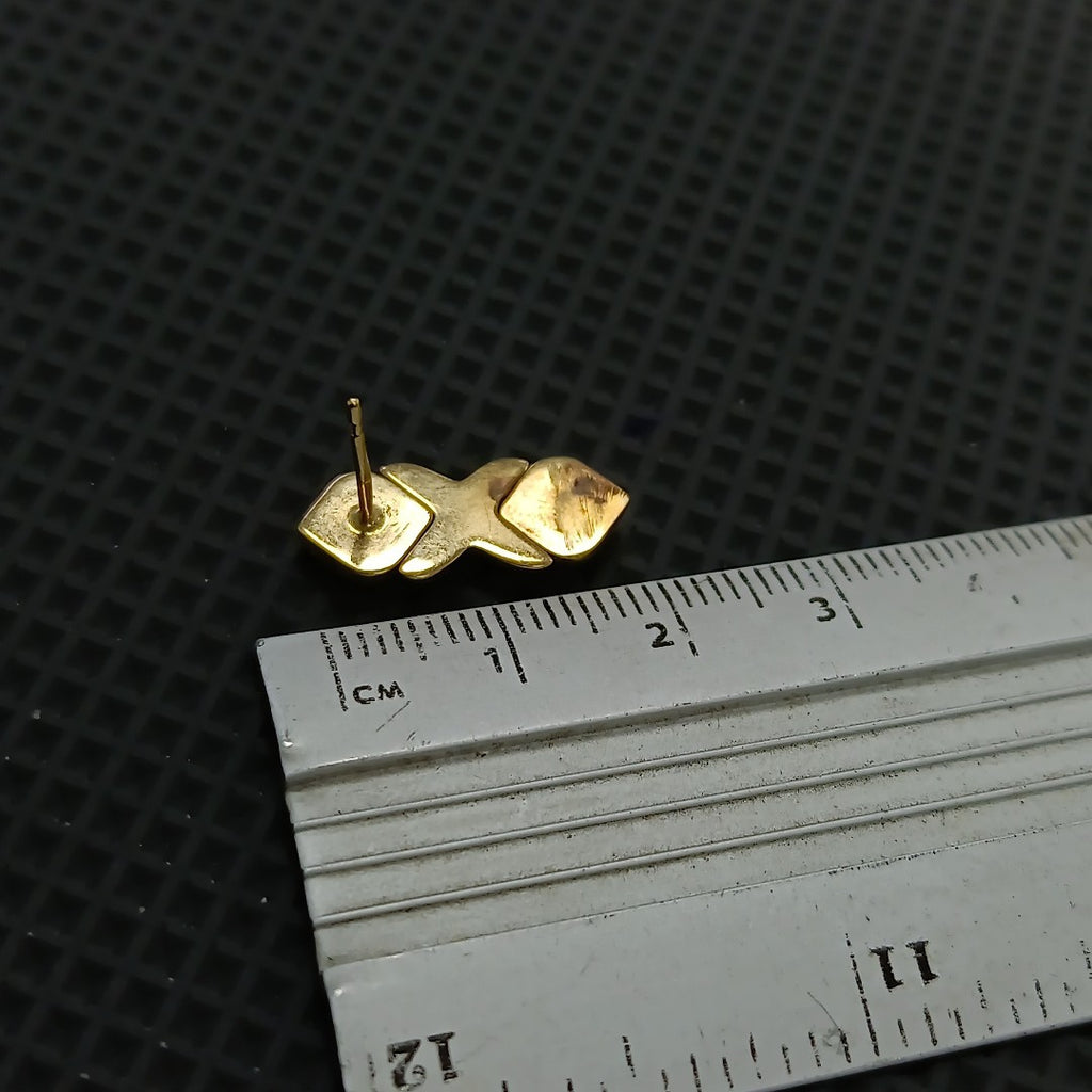 ARETES PAR ORO 14 K 2.1 GRMS (SEMINUEVO)