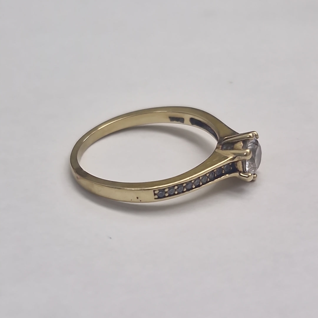 SOLITARIO ORO 8 K 2.1 GRMS (SEMINUEVO)