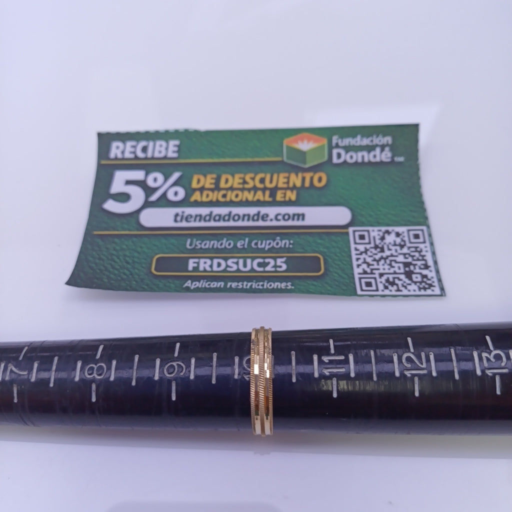 ARGOLLA ORO 10 K 1,10 GRMS (SEMINUEVO)