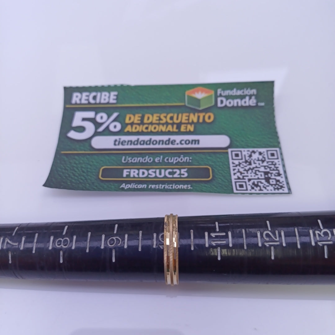 ARGOLLA ORO 10 K 1,10 GRMS (SEMINUEVO)