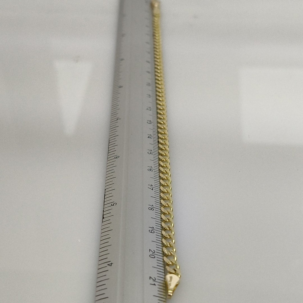 PULSERAS BARBADA ORO 14K 21 CM 5.3 GR (NUEVO)