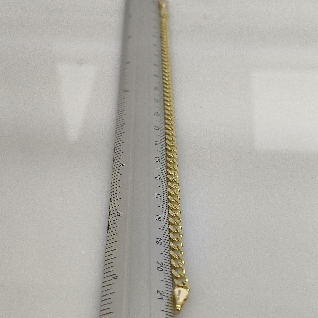 PULSERAS BARBADA ORO 14K 21 CM 5.3 GR (NUEVO)