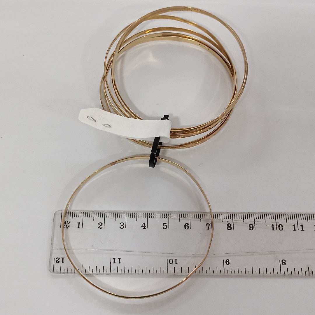 PULSERA, SEMANARIO DE PULSERAS ORO 14 K 38.7 GRMS (SEMINUEVO)