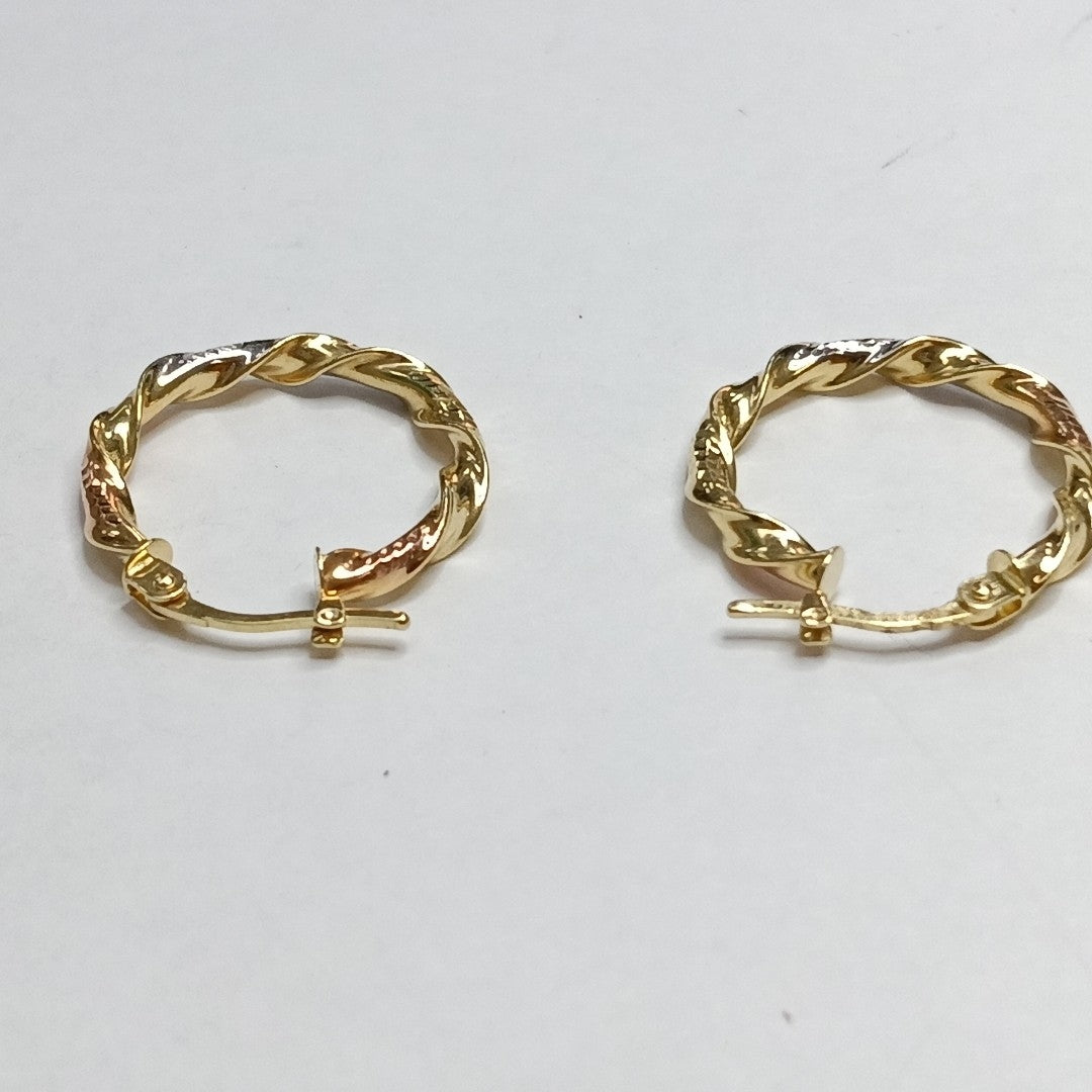 ARRACADAS PAR ORO 10 K 1.5 GRMS (SEMINUEVO)