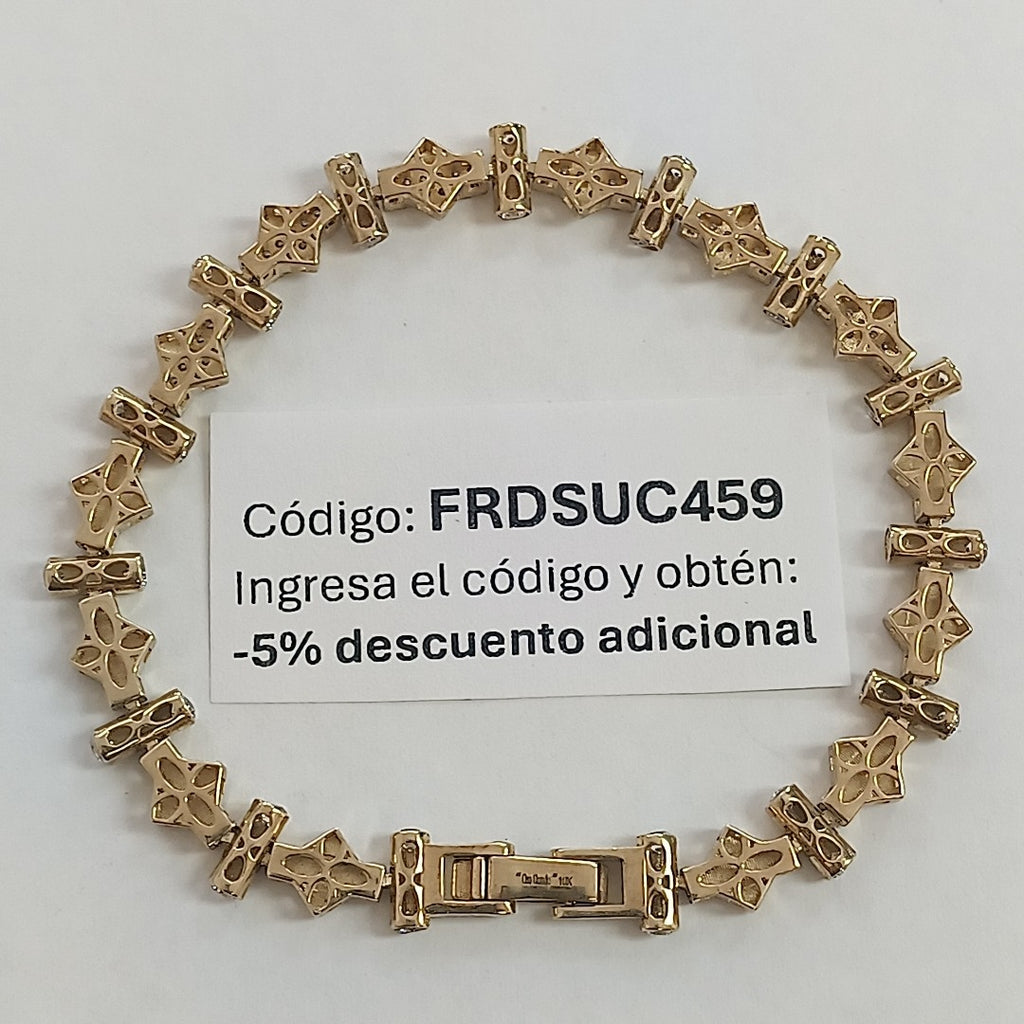 PULSERAS DAMA ORO 10K 9.6 (NUEVO)
