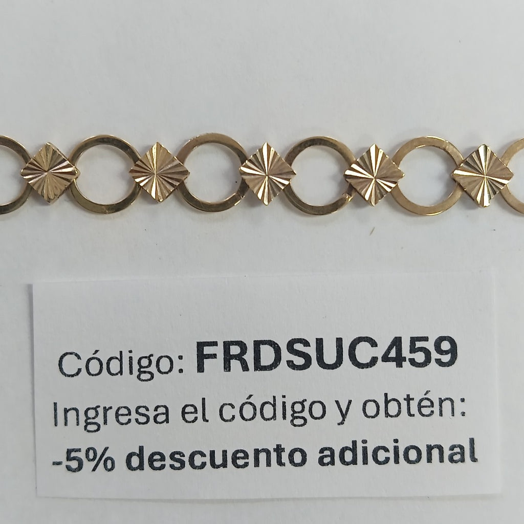 PULSERAS DAMA ORO 14K 3.5 (NUEVO)