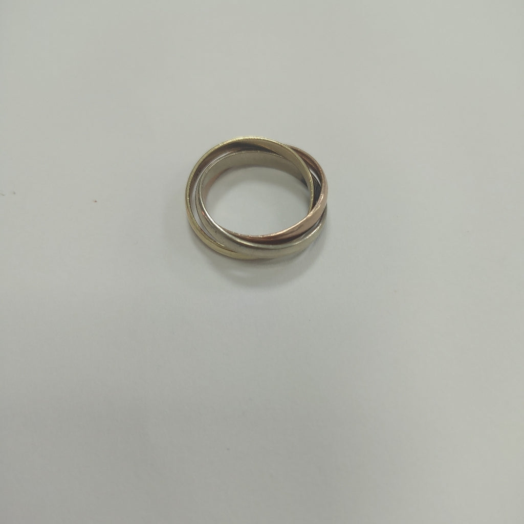 ANILLO ORO, ORO COMBINADO 10 K 6.3 GRMS (SEMINUEVO)