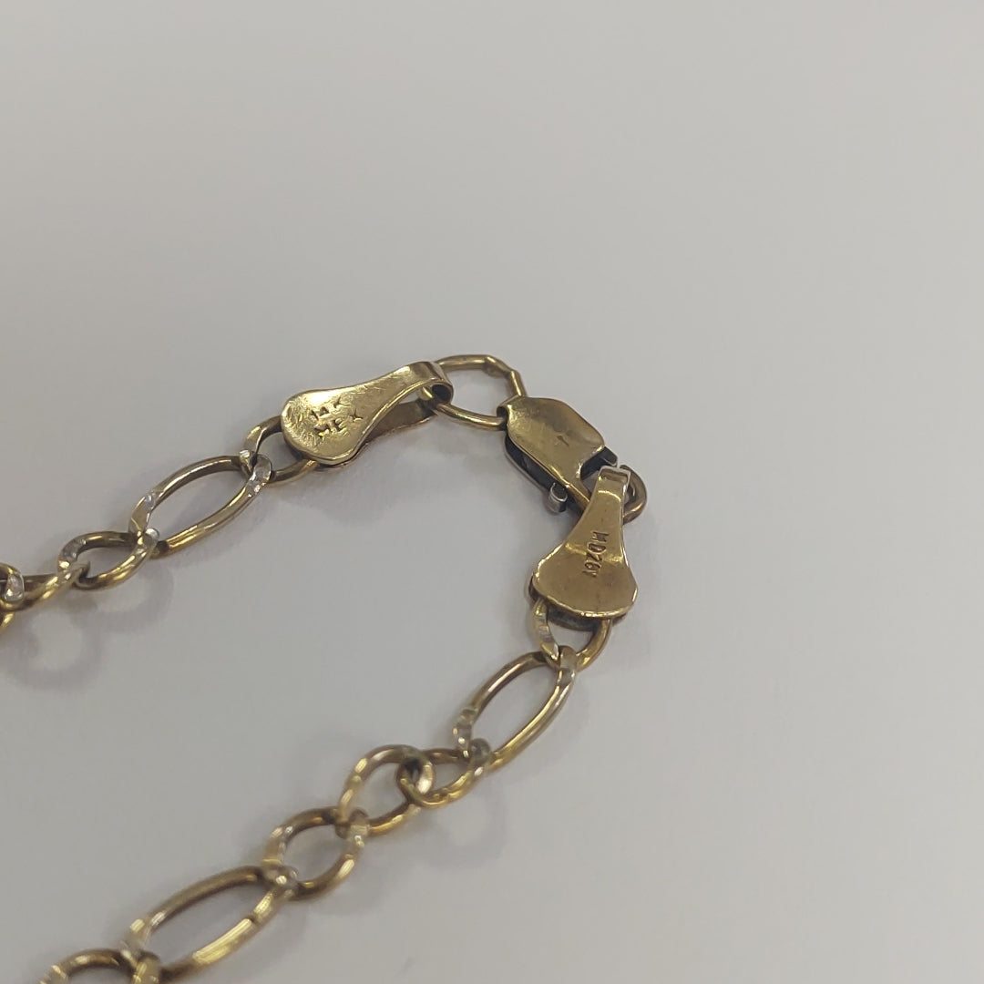 PULSERA ORO 14 K 2,70 GRMS (SEMINUEVO)