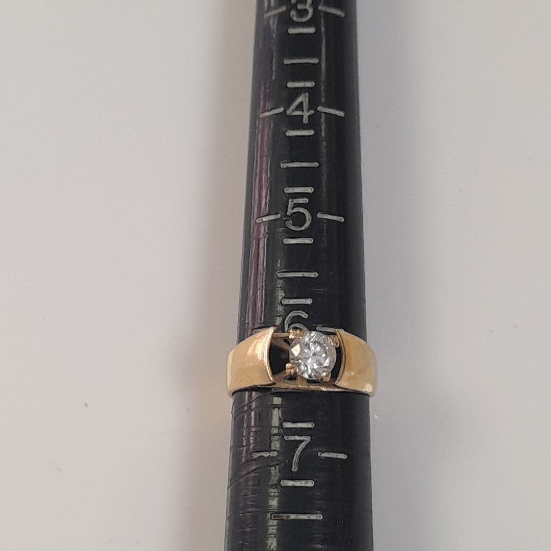 SOLITARIO ORO 10 K 3.7 GRMS (SEMINUEVO)