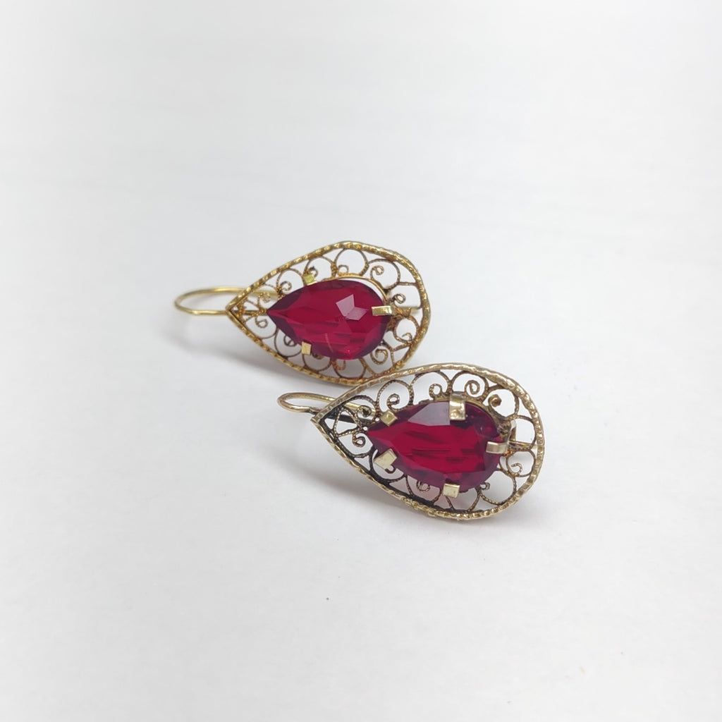 ARETES PAR ORO 8 K 3.6 GRMS (SEMINUEVO)