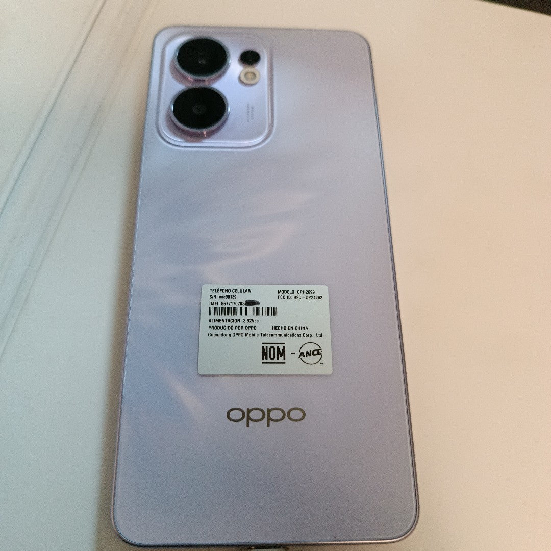 CELULAR OPPO RENO 13F 5G CPH2699 (2025) 256 GB 12 GB RAM (SEMINUEVO)