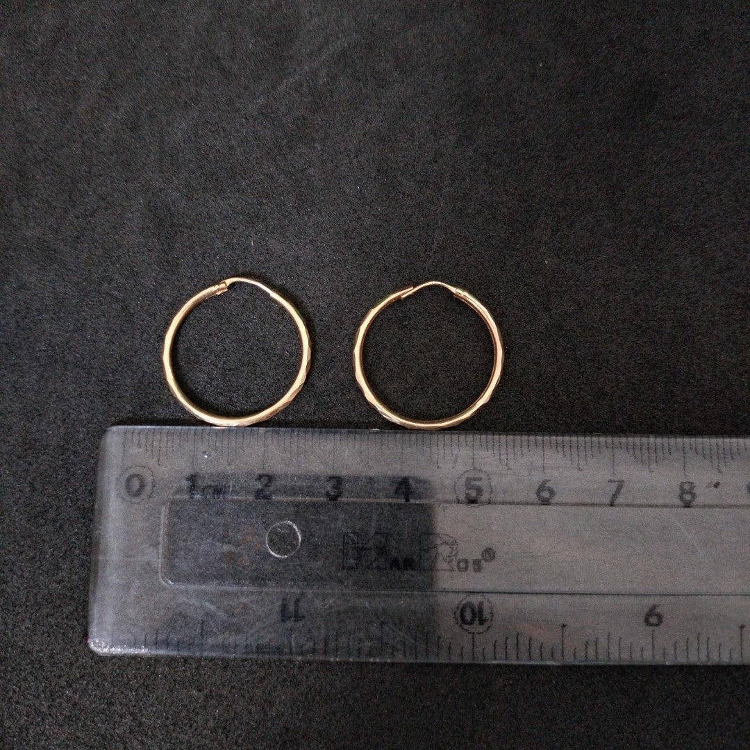 ARRACADAS PAR ORO 14 K 1.3 GRMS (SEMINUEVO)