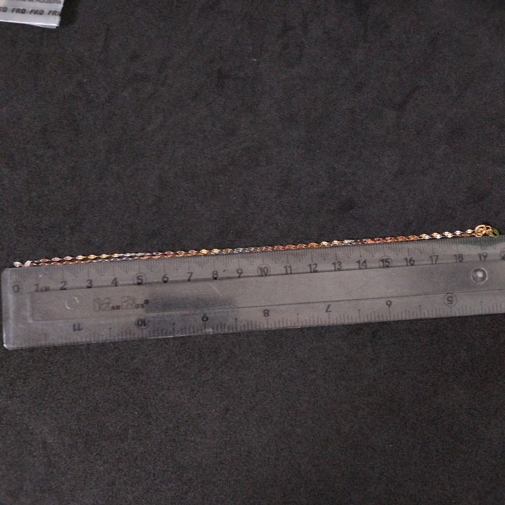 CADENA ORO COMBINADO 10 K 0,60 GRMS (SEMINUEVO)