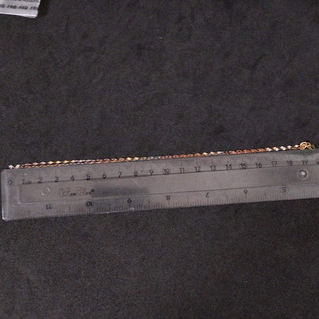 CADENA ORO COMBINADO 10 K 0,60 GRMS (SEMINUEVO)