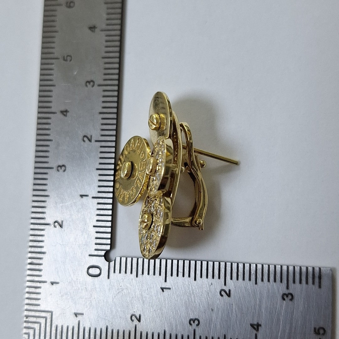 ARETES PAR ORO 14 K 14.4 GRMS (SEMINUEVO)