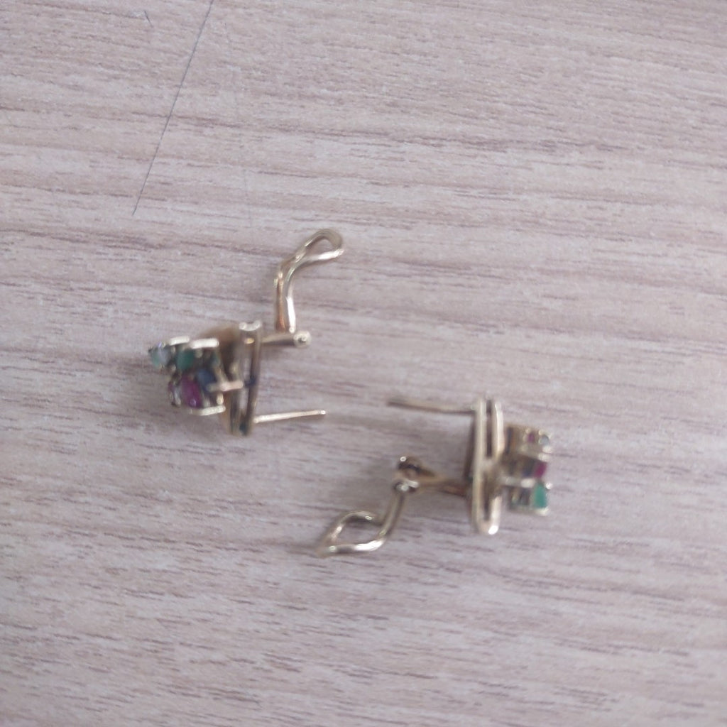BROQUELES PAR ORO 14 K 4,80 GRMS (SEMINUEVO)