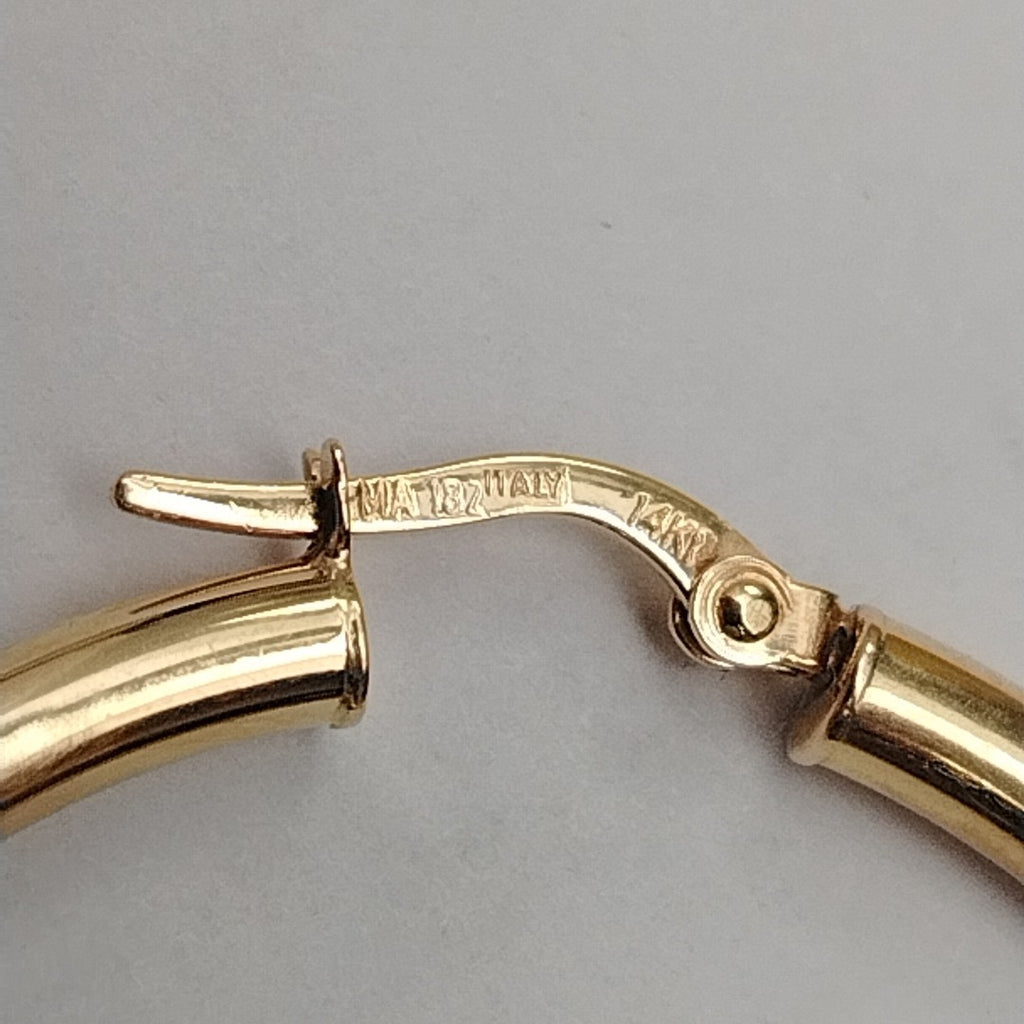 ARRACADAS PAR ORO 14 K 3.3 GRMS (SEMINUEVO)