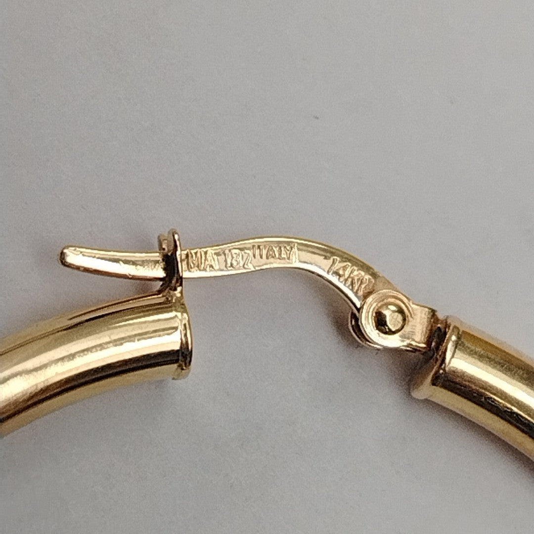 ARRACADAS PAR ORO 14 K 3.3 GRMS (SEMINUEVO)