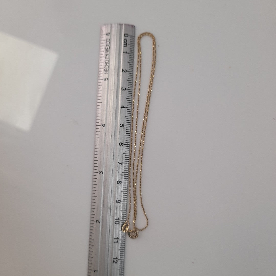 CADENA ORO 14 K 1.5 GRMS (SEMINUEVO)