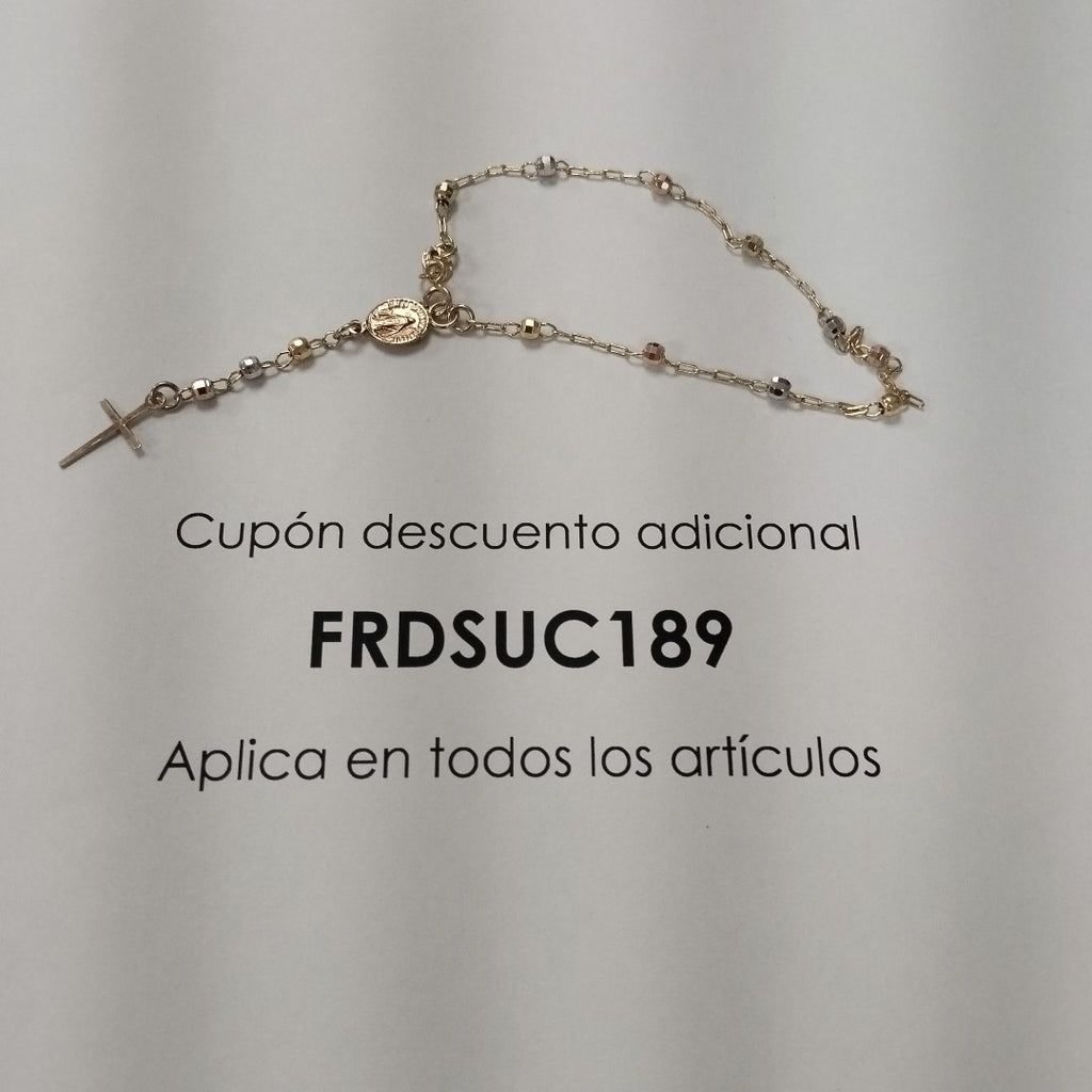 PULSERA ORO,ORO COMBINADO 10 K 2,30 GRMS (SEMINUEVO)