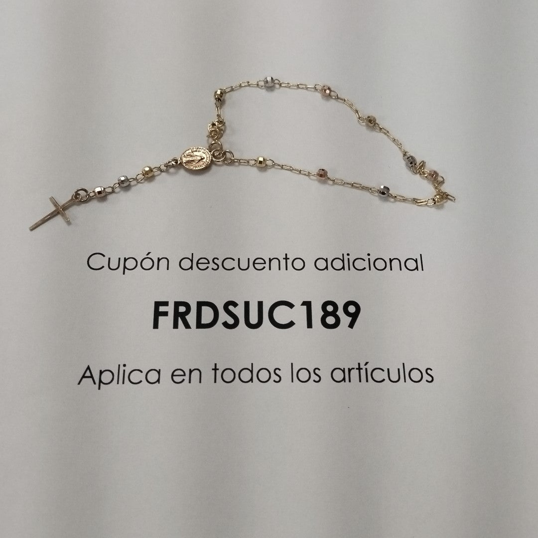 PULSERA ORO,ORO COMBINADO 10 K 2,30 GRMS (SEMINUEVO)
