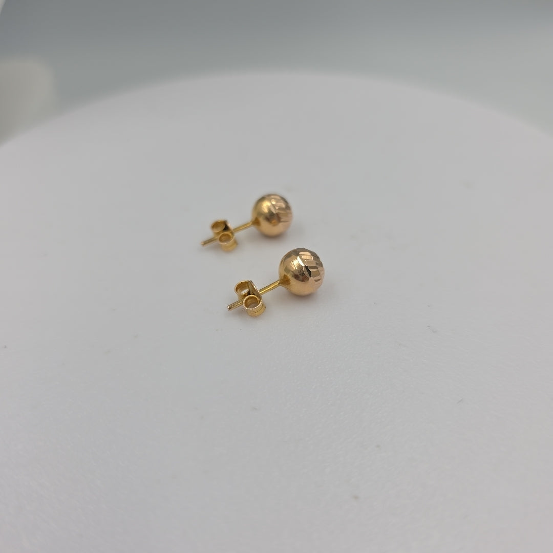 BROQUELES PAR ORO 14 K 1.3 GRMS (SEMINUEVO)