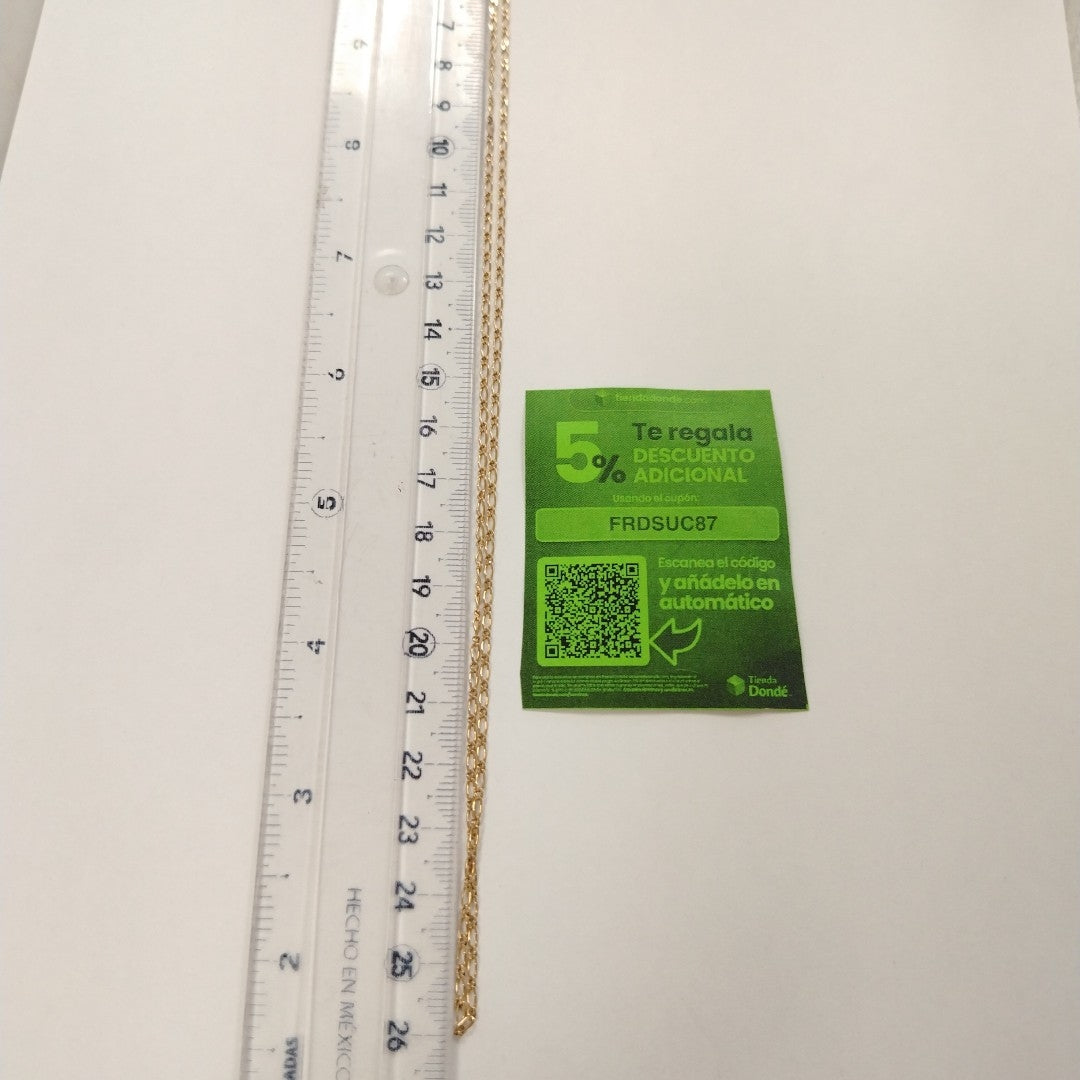 CADENA ORO 14 K 2,80 GRMS (SEMINUEVO)