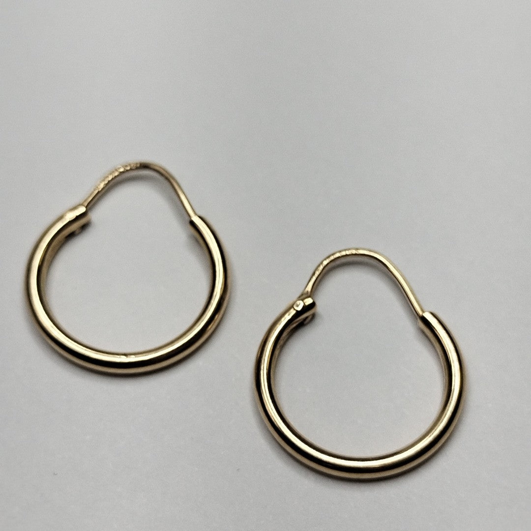 ARRACADAS PAR ORO 14 K 1.2 GRMS (SEMINUEVO)