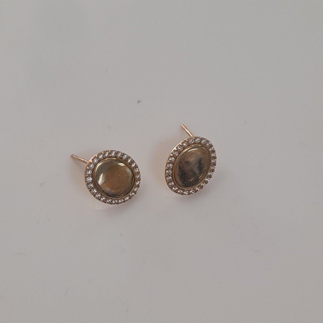 BROQUELES PAR ORO 14 K 2.5 GRMS (SEMINUEVO)
