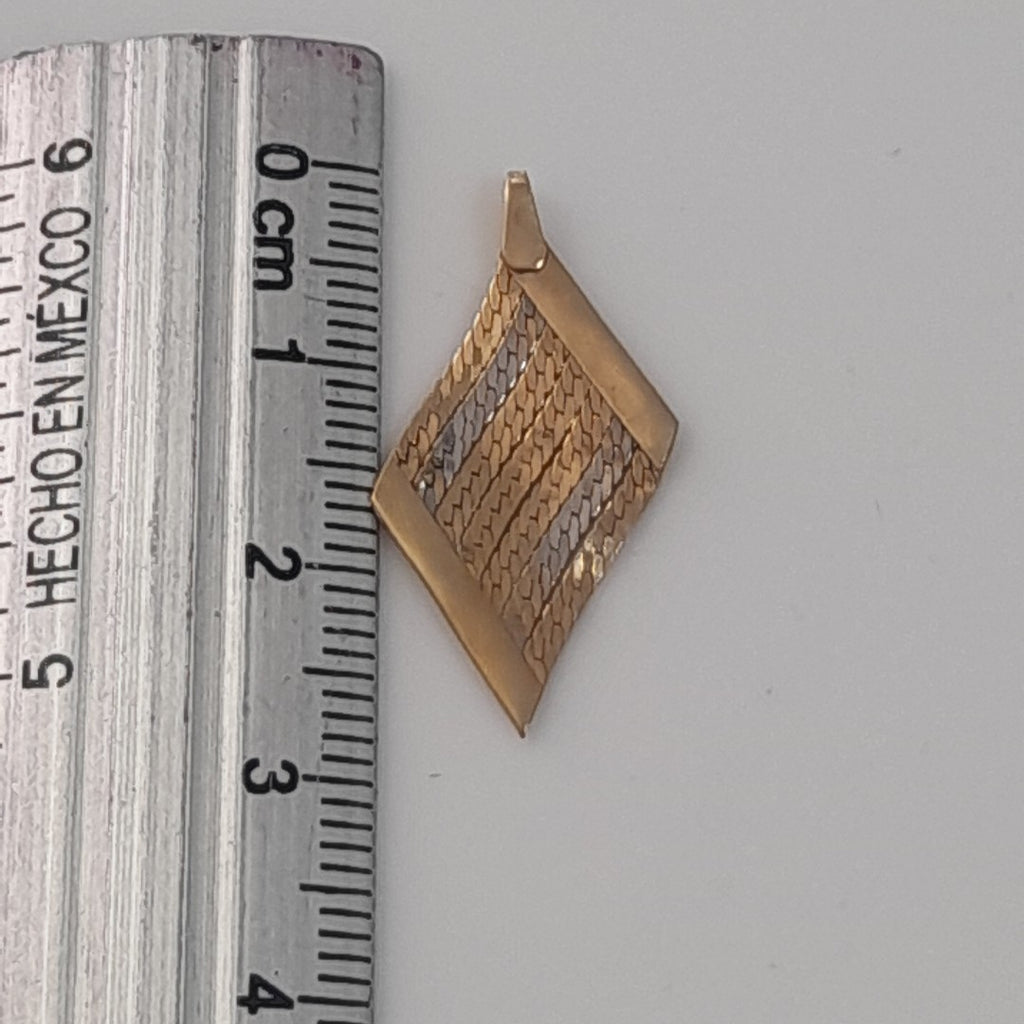DIJE ORO COMBINADO 14 K 0.9 GRMS (SEMINUEVO)