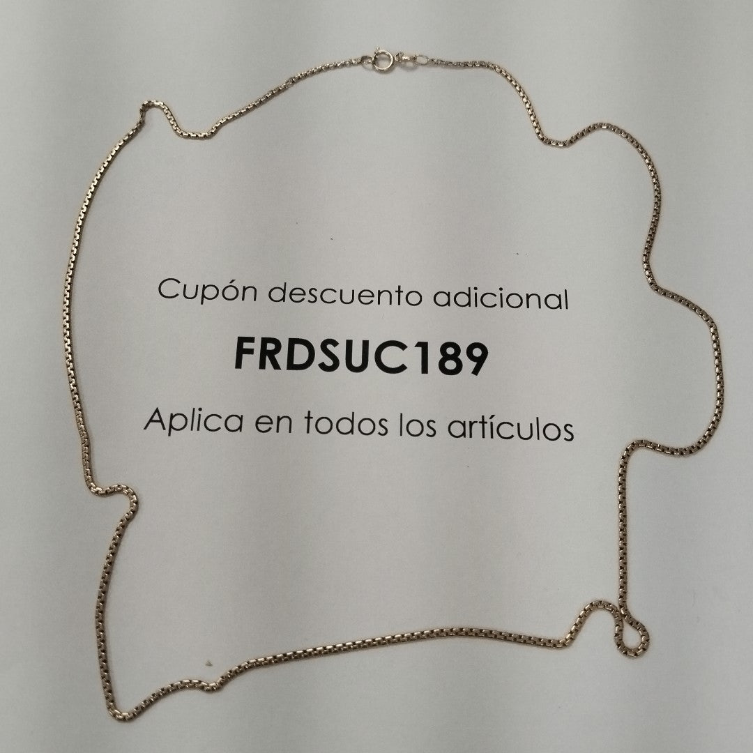 CADENA ORO 14 K 4 GRMS (SEMINUEVO)