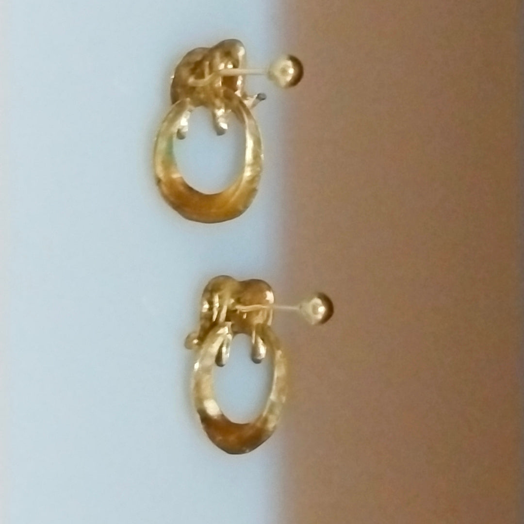 ARETES PAR ORO 10 K 0.5 GRMS (SEMINUEVO)