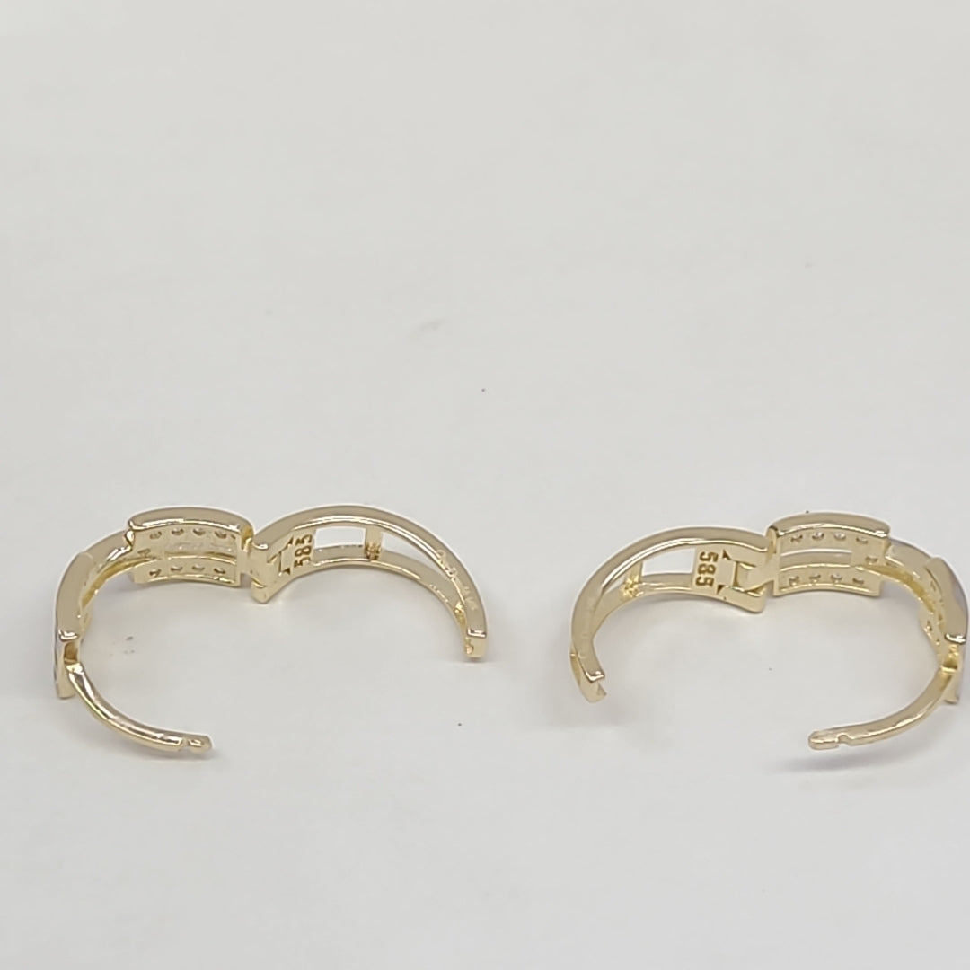 HUGGIES ORO 14K 2.3 (NUEVO)