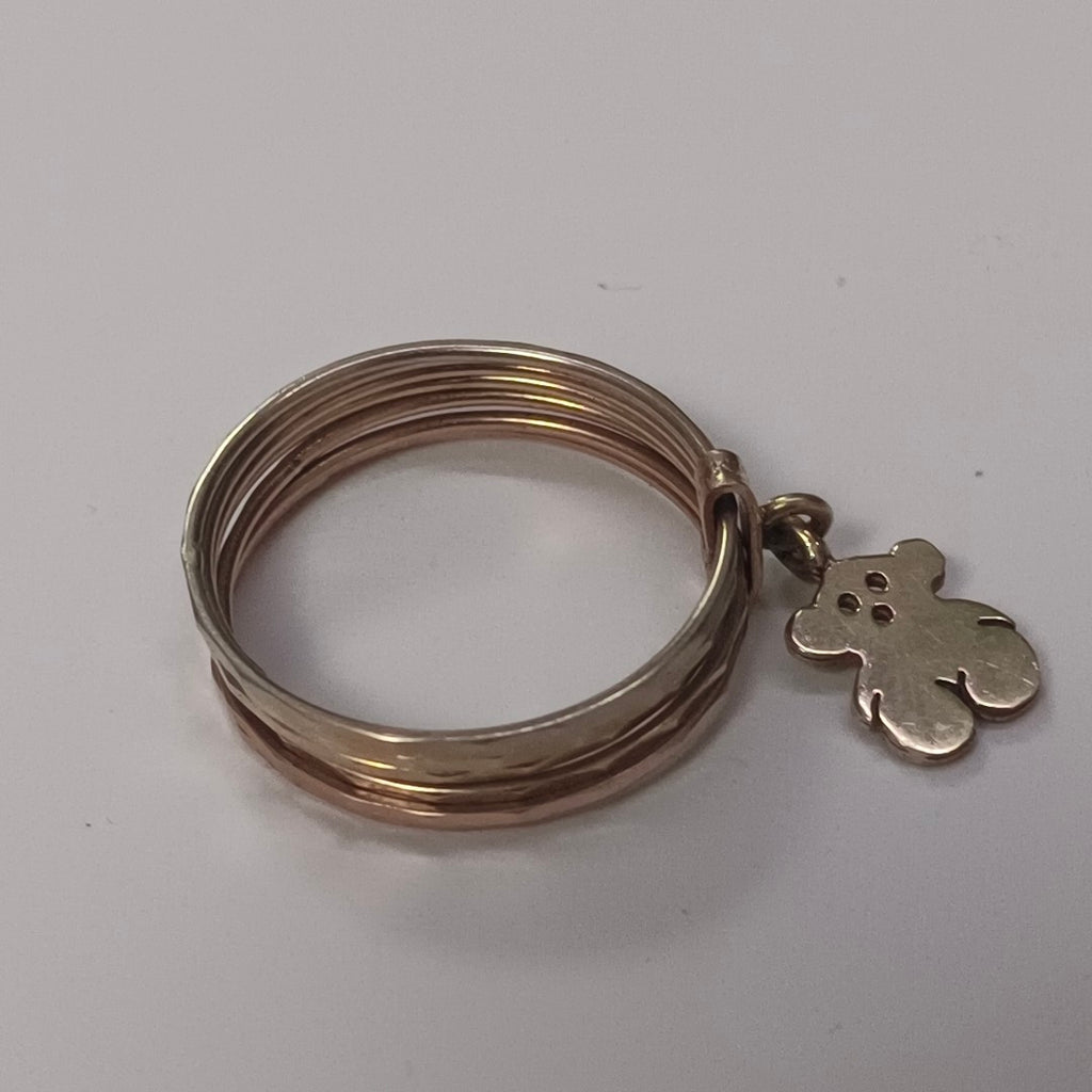 SEMANARIO DE ARGOLLAS ORO 14 K 3,70 GRMS (SEMINUEVO)