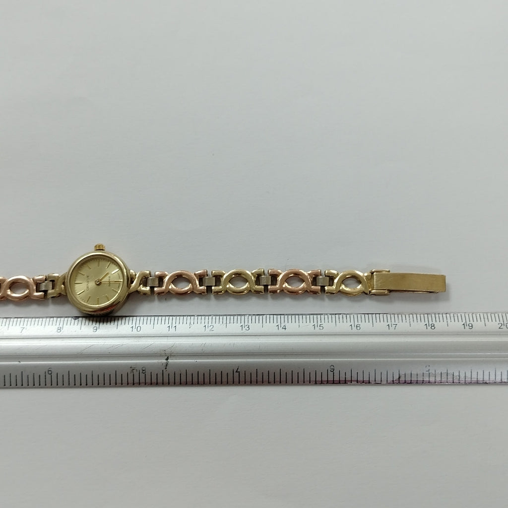 RELOJ CAJA ACERO PULSO ORO ORO 14 K 18,70 GRMS (SEMINUEVO)