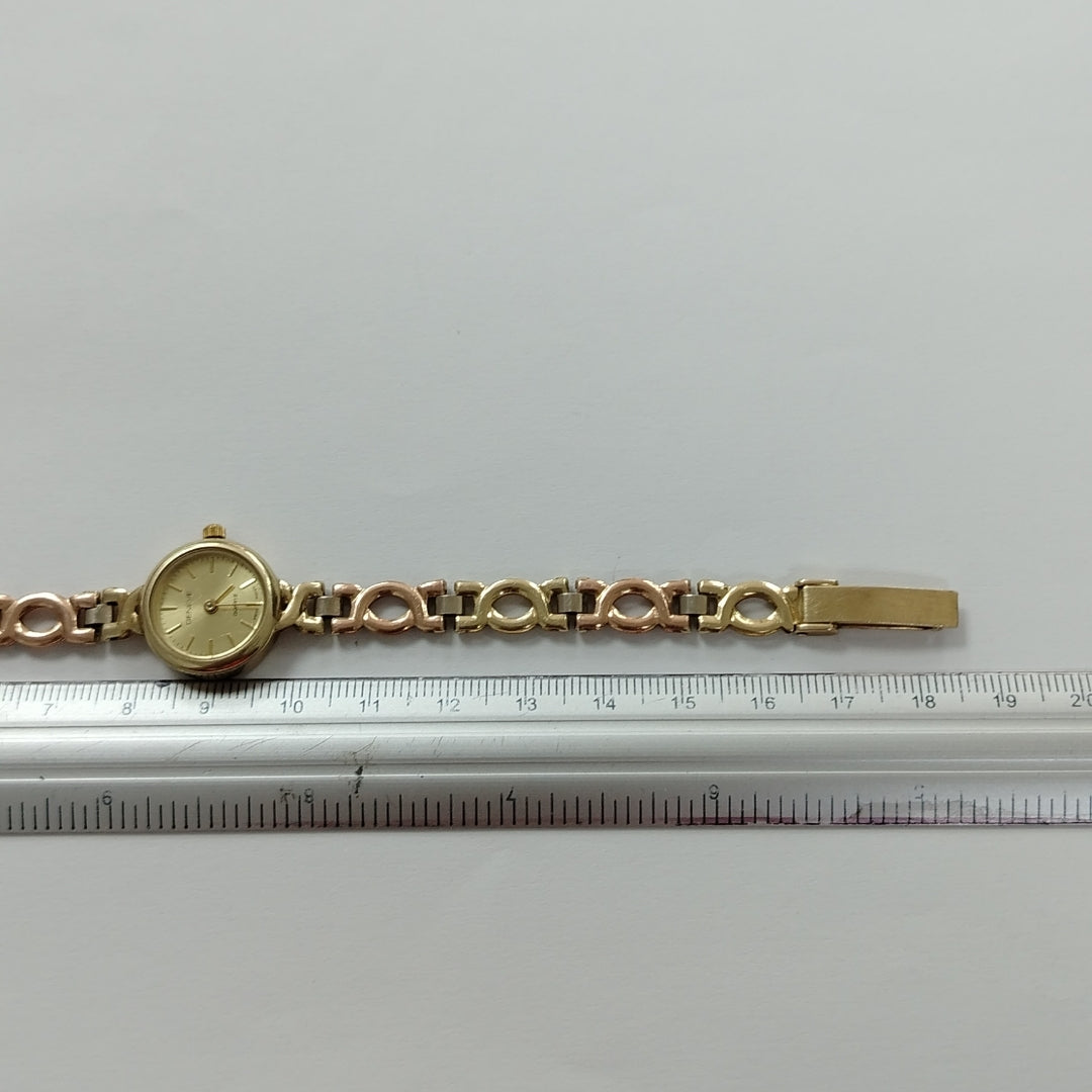 RELOJ CAJA ACERO PULSO ORO ORO 14 K 18,70 GRMS (SEMINUEVO)