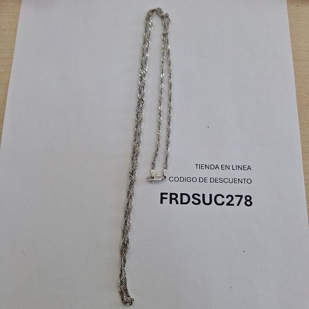 CADENA PLATA 9,30 GRMS (SEMINUEVO)