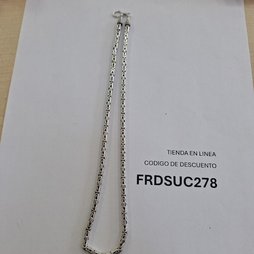 CADENA PLATA 37,10 GRMS (SEMINUEVO)