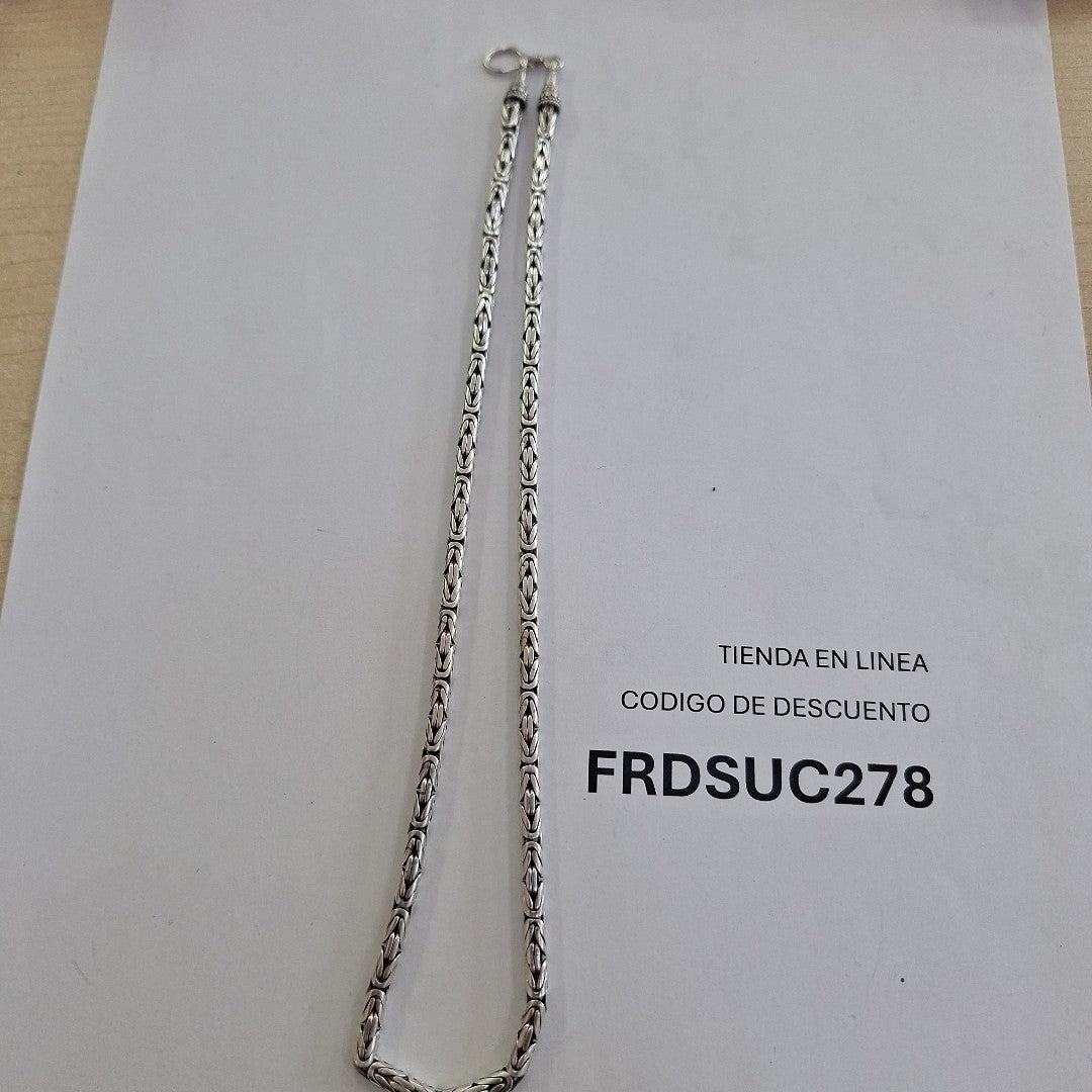 CADENA PLATA 37,10 GRMS (SEMINUEVO)