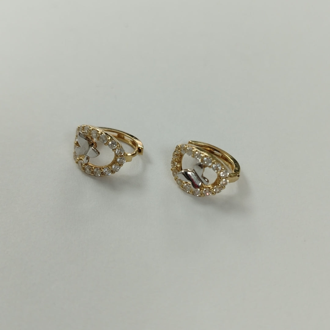 ARETES PAR ORO 14 K 2.1 GRMS (SEMINUEVO)
